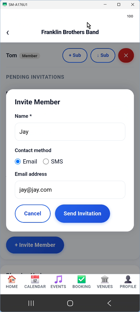 Invite members